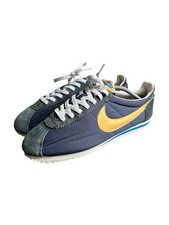V Rare 2010 Nike Classic Cortez Light Nylon Obsidian/Honeycomb OG 70s UK10