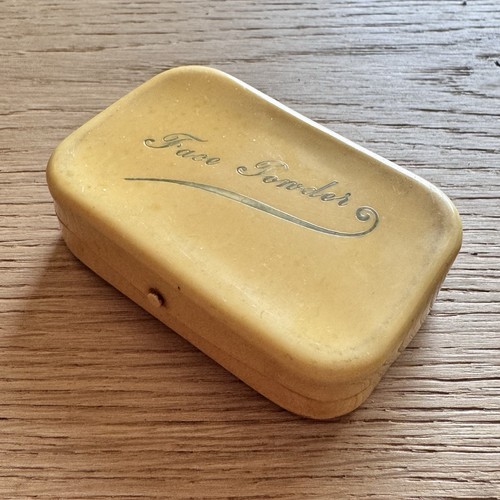 Vintage face powder box - vintage,