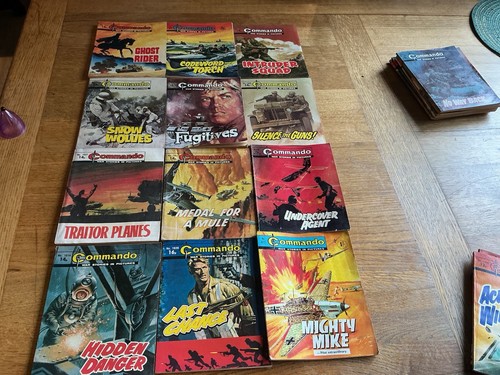 Commando comics vgc - comics, vgc.