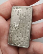Area 51 / Alien .999 Fine Titanium Bar - 31.1g Bullion - 1 Troy Oz Investment