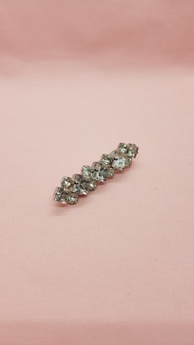 Vintage bar brooch paste faux - bar,