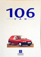 Peugeot 106 Van Brochure 1996