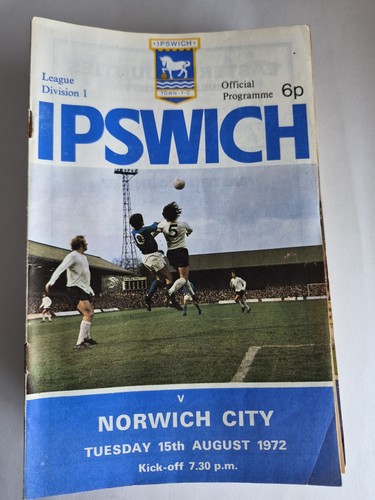 Ipswich town home programmes - town,