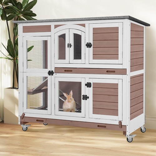 Story rabbit hutch - 2-story,
