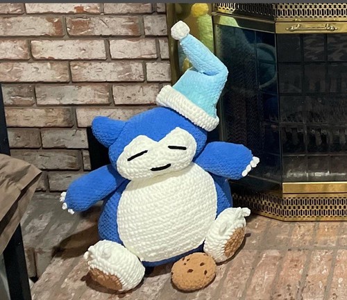 Giant snorlax crochet - snorlax, |