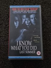 I Know What You Did Last Summer VHS Video Tape