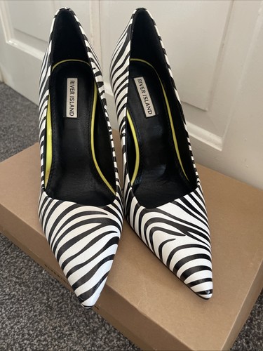 River island shoes court zebra - river,