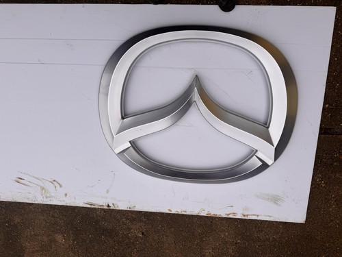 Mazda forecourt sign - forecourt,