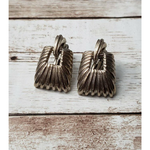 Vintage clip earrings - vintage,