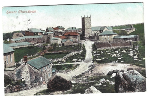 Printed postcard zennor - postcard, of