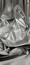 Silver Foil Lame Fabric 45''