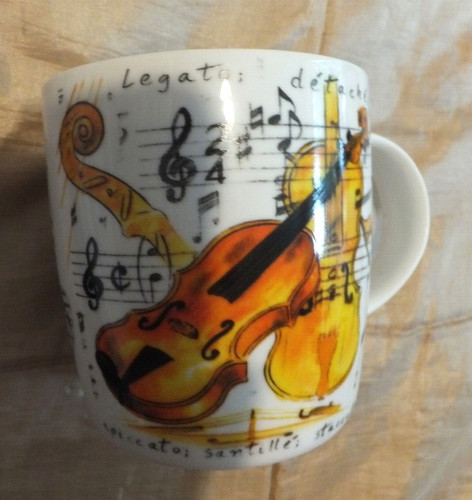 China mug the violin - -, violin-