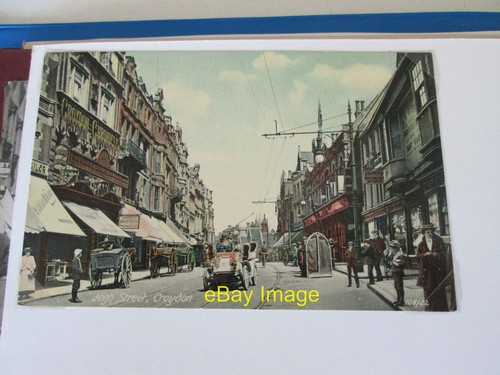 Postcard croydon motor - motor, on