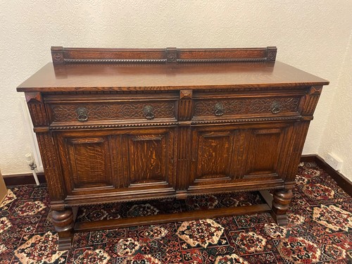 Antique oak sideboard mint - antique,