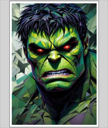 Superheroes print - a4,