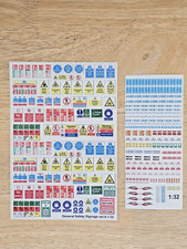 BECC - 1/32nd SMS 01 Standard Marine Signage + General Safety, Lifeboat, Tugboat