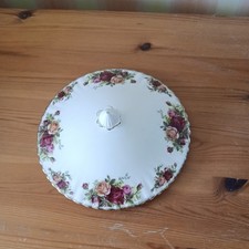 Royal Albert Old Country Roses pattern Vegetable Tureen. LID ONLY
