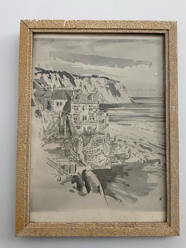 Robin hoods bay print - robin, signed