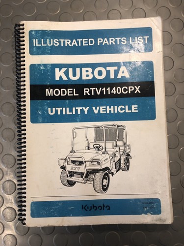 Kubota rtv1140cpx illustrated - rtv1140cpx,
