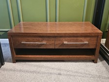 Next Dark Brown Wood Effect Coffee Table/TV Stand
