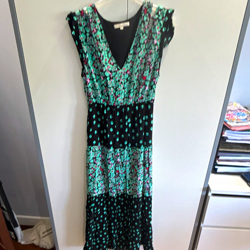 Maje floral neck - maje, chiffon