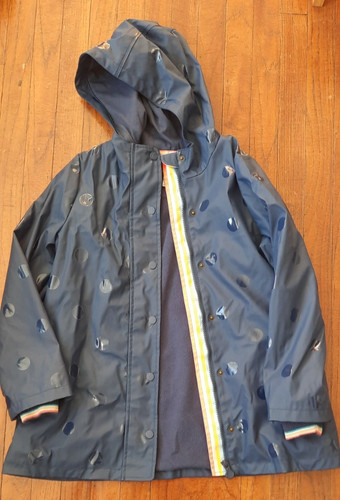 Joules navy waterproof - navy, hooded