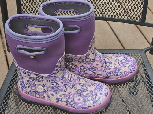 Girls bogs boots ditsy size - girls,