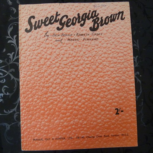 Song sheet sweet - georgia, brown