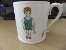 ROYAL WORCESTER SATURDAY'S CHILD DAYS OF THE WEEK BIRTHDAY MUG FINE BONE CHINA