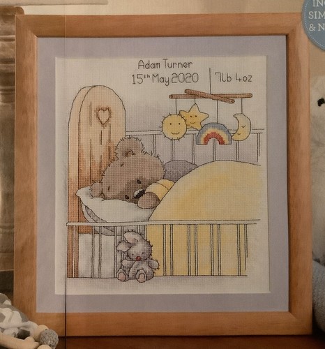 Cross stitch chart bear - cross,