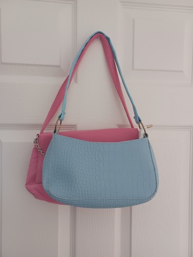 Handbags small blue and pink - handbags,