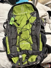 Flame horse Backpack Green And