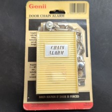 VINTAGE Chain Burglar Alarm Rare Piece New In Box Never Opened - See Image