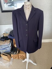 Bnwt Mears Navy 100% Wool Ladies 40”(14-16) Hunt Jacket Rrp£440