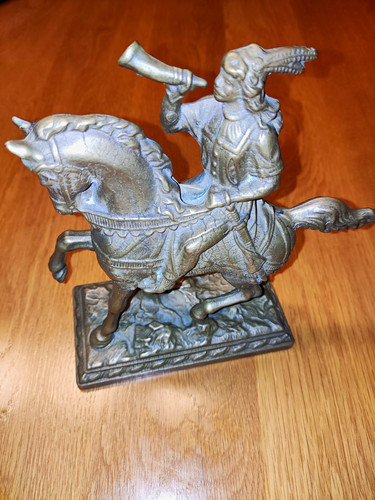 Bronze metallic metal - metallic, horse