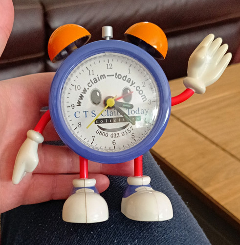 Novelty character twin bell - novelty,
