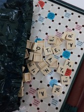 Vintage Travel Scrabble De Luxe Game Set Made in England Complete