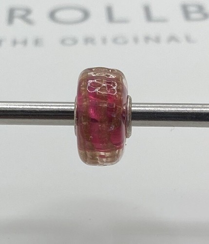 Trollbeads gold pink - gold, glass