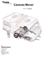 CARVER / TRUMA CARAVAN MOVER INSTALL&OPERATE MANUAL Single AxleWith Grit Rollers