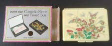 Purse Size Cosmetic Mirror And Tissue Box No. 737