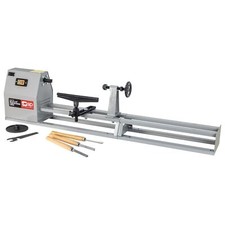 SIP Industrial 14" x 40" Starter Wood Lathe with 3pc Chisel Kit