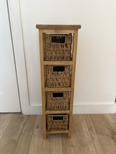 Wooden Storage Unit with 4