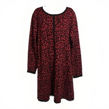 RED BLACK STYLISH ANIMAL PRINT