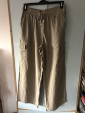 Ladies 12 F&F Wide Leg Linen