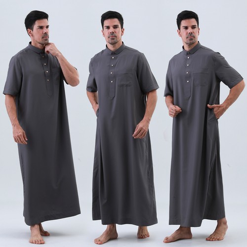 Arab men short sleeve robe - men,