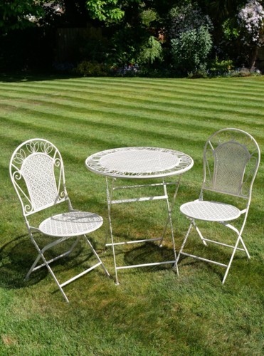 Cream cast wrought iron - wrought,