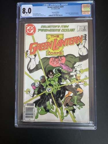 Green lantern 201 newsstand - green,