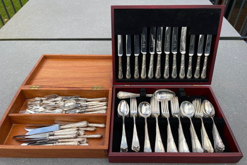 Vintage silver plated - vintage, canteen