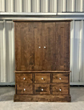 Laura Ashley Garrat TV  Cabinet In Chestnut Wood Custom Handles 