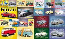 Classic Wheels Fridge Magnets